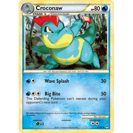 Croconaw (Reverse Holo)