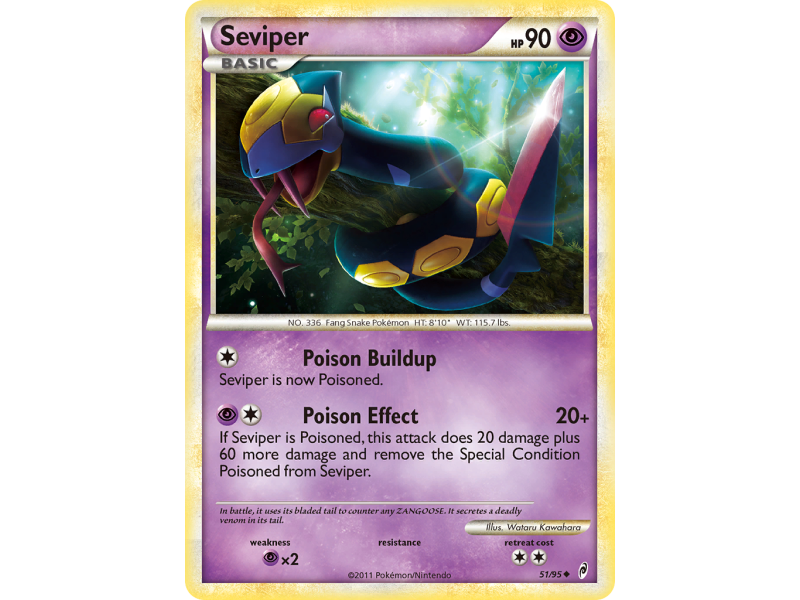 Seviper (Reverse Holo)