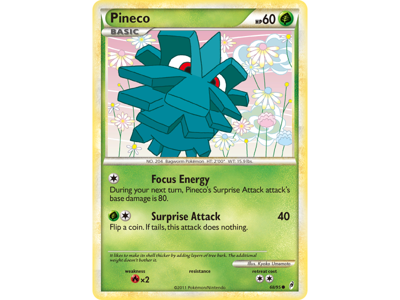 Pineco (Reverse Holo)