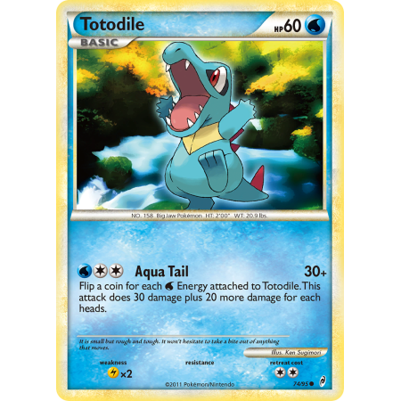 Totodile (Reverse Holo)
