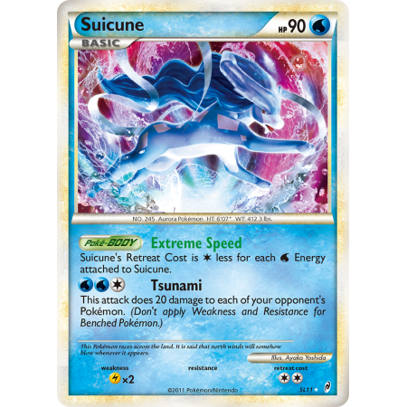 Suicune (Reverse Holo)