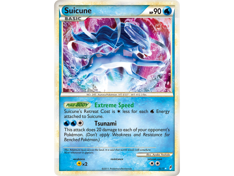 Suicune (Reverse Holo)