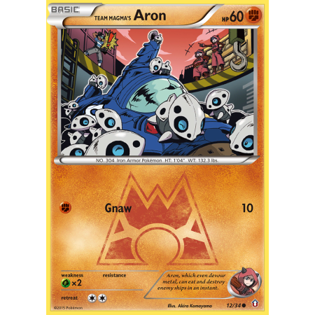 Team Magma's Aron