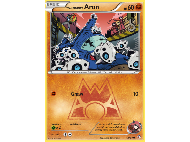 Team Magma's Aron (Reverse Holo)