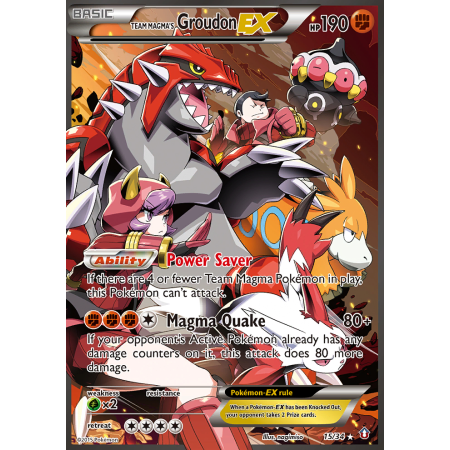 Team Magma's Groudon-EX