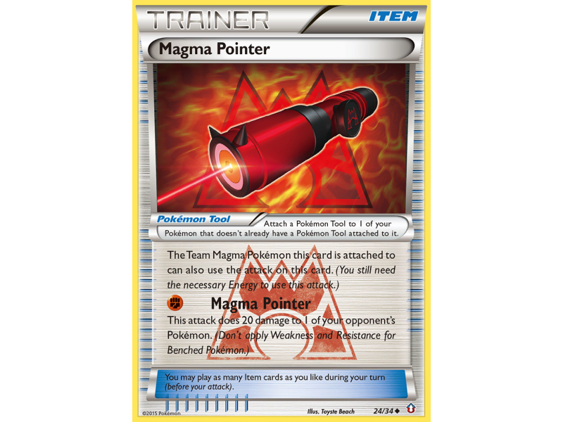 Magma Pointer (Reverse Holo)