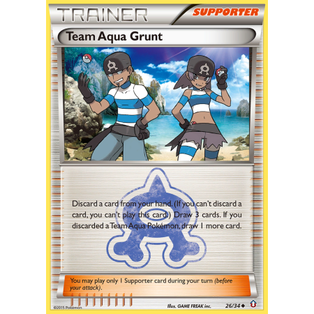 Team Aqua Grunt (Reverse Holo)