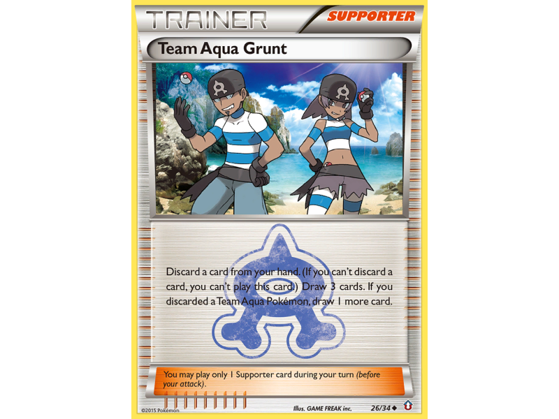 Team Aqua Grunt (Reverse Holo)