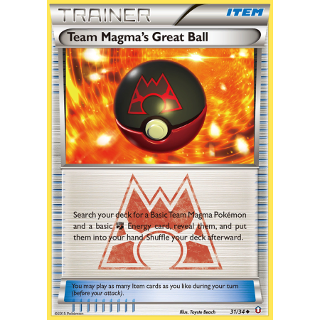 Team Magma's Great Ball