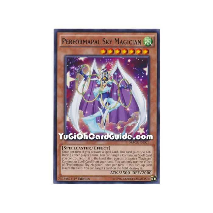 Performapal Sky Magician (Rare) – Maximum Crisis | Carta YUGIOH en México