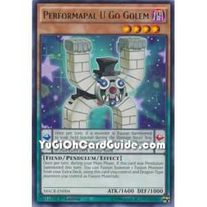 Performapal U Go Golem (Rare) – Maximum Crisis | Carta YUGIOH en México
