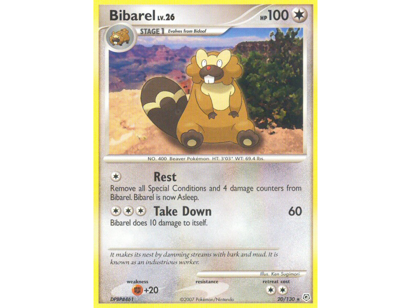 Bibarel (Reverse Holo)