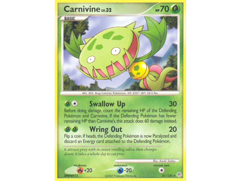 Carnivine (Reverse Holo)