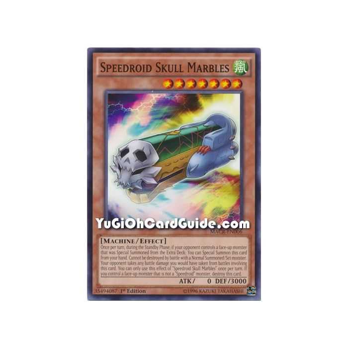Speedroid Skull Marbles (Common) – Maximum Crisis | Carta YUGIOH en México