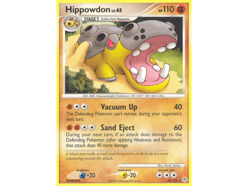 Hippowdon (Reverse Holo)