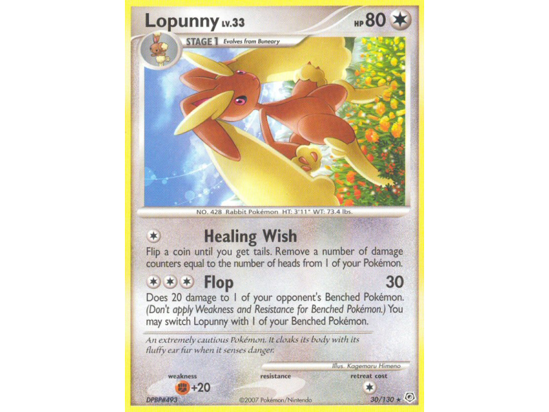 Lopunny (Reverse Holo)