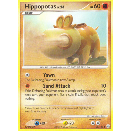 Hippopotas (Reverse Holo)