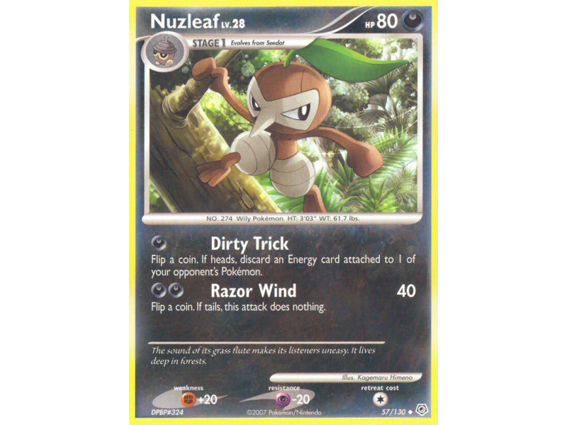 Nuzleaf (Reverse Holo)