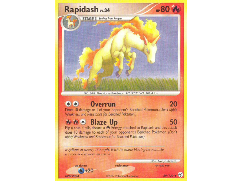 Rapidash (Reverse Holo)