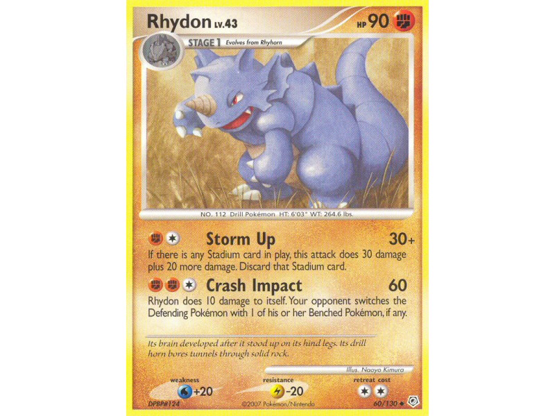 Rhydon (Reverse Holo)