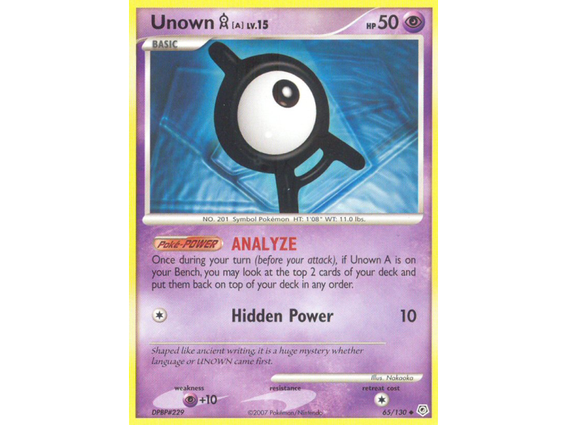 Unown [A] (Reverse Holo)