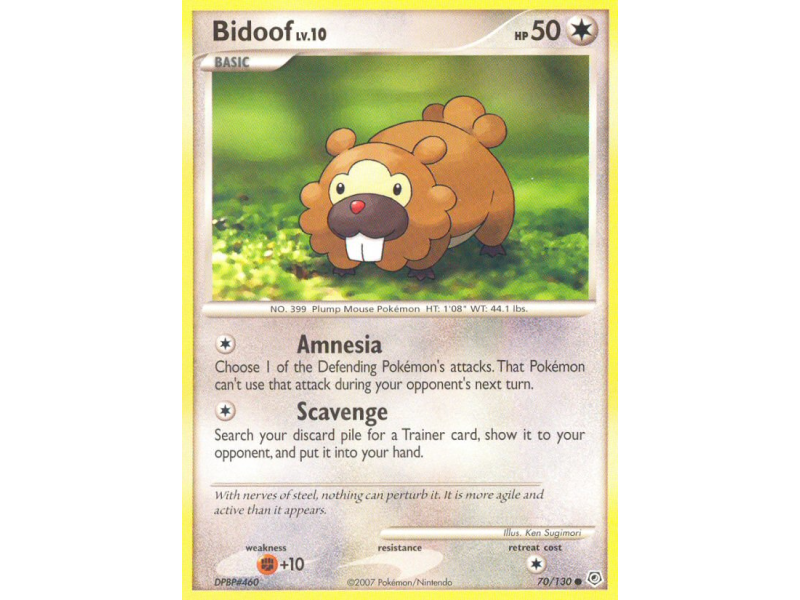 Bidoof (Reverse Holo)