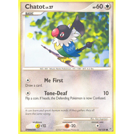 Chatot (Reverse Holo)