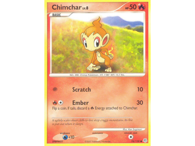 Chimchar (Reverse Holo)