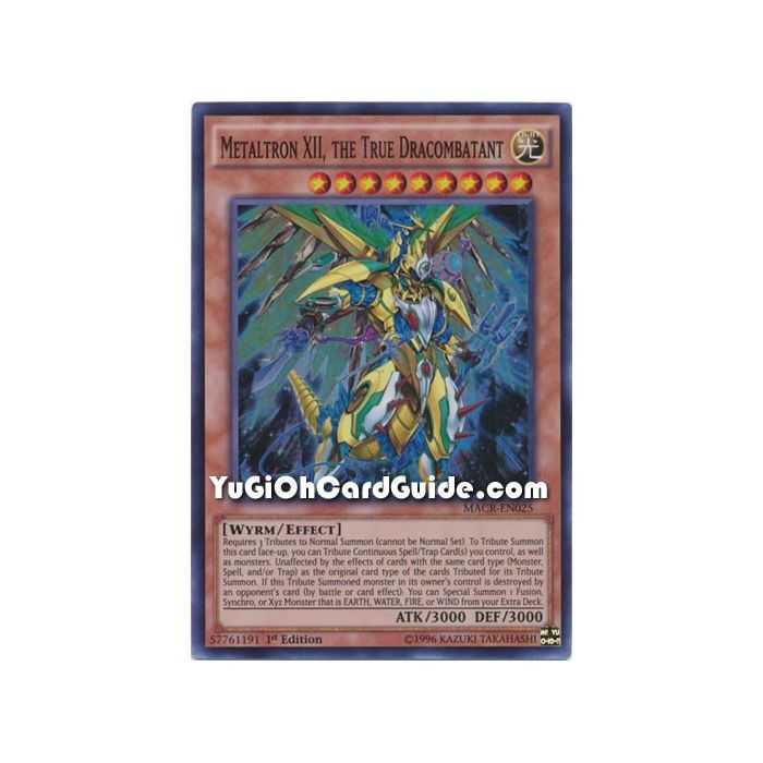 Metaltron XII, the True Dracombatant (Super Rare) – Maximum Crisis | Carta YUGIOH en México