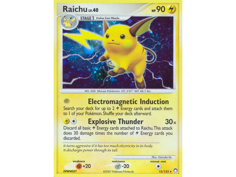 Raichu (Reverse Holo)