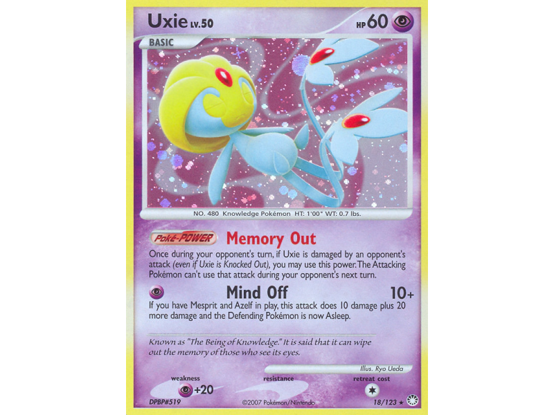 Uxie (Reverse Holo)