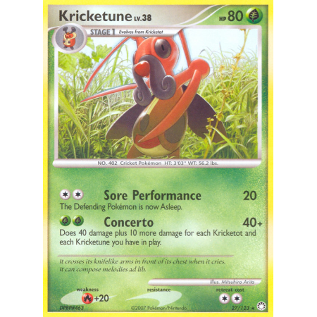 Kricketune (Reverse Holo)