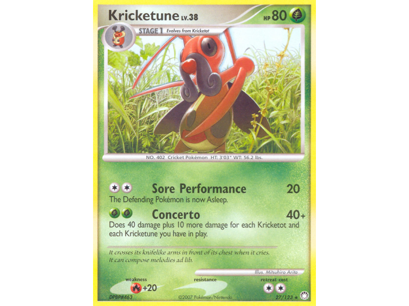 Kricketune (Reverse Holo)