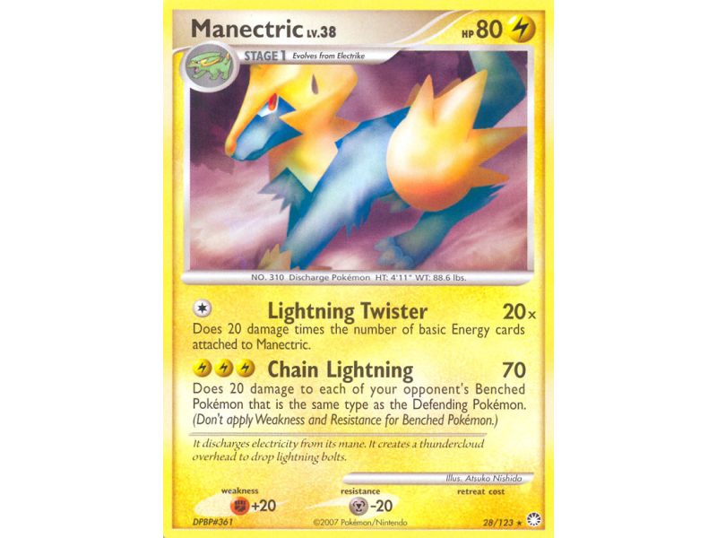 Manectric (Reverse Holo)
