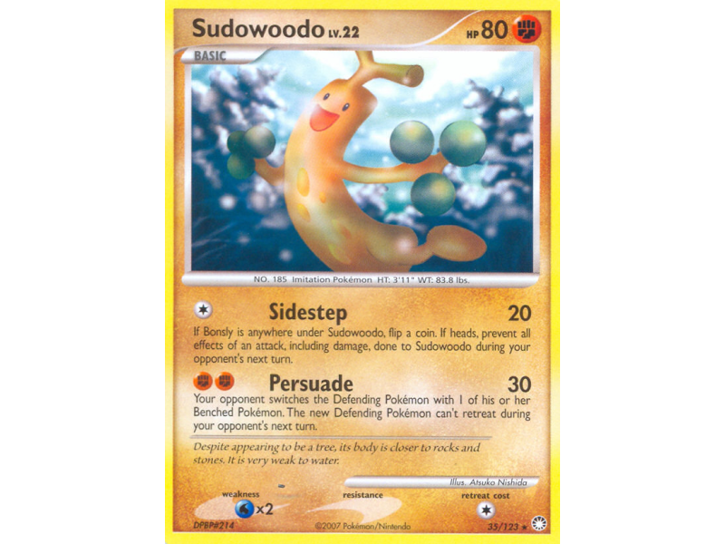 Sudowoodo (Reverse Holo)