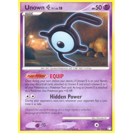 Unown [E] (Reverse Holo)