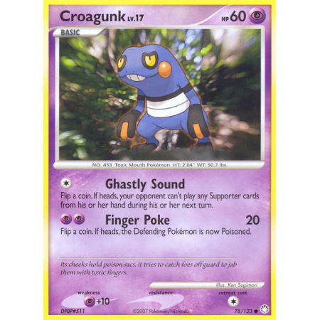Croagunk (Reverse Holo)