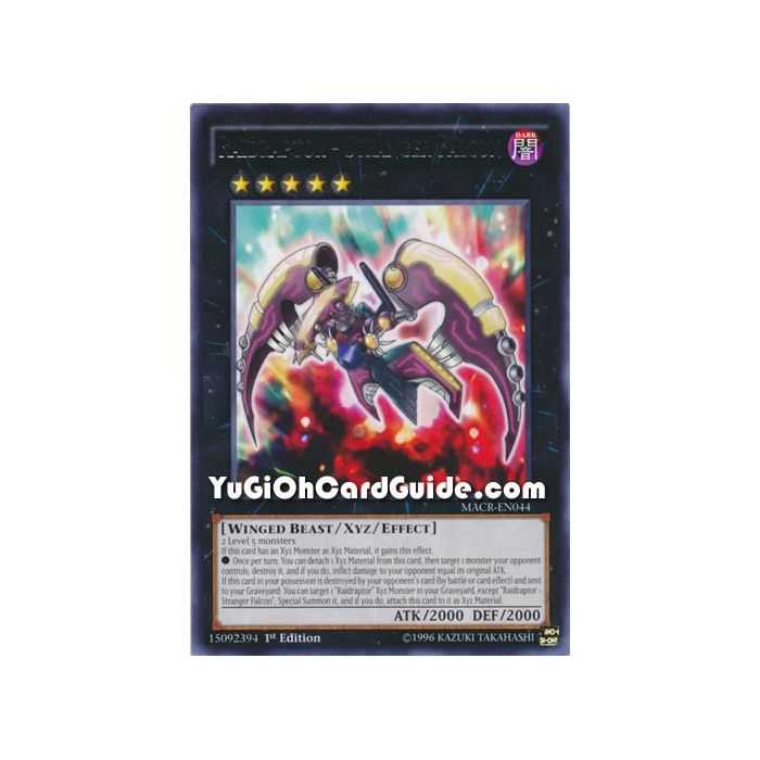Raidraptor - Stranger Falcon (Rare) – Maximum Crisis | Carta YUGIOH en México