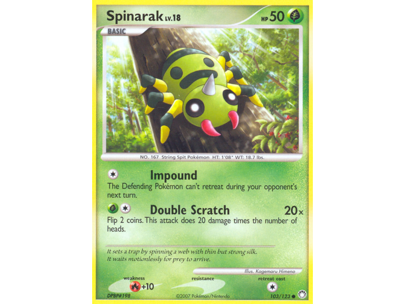 Spinarak (Reverse Holo)