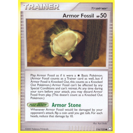 Armor Fossil (Reverse Holo)