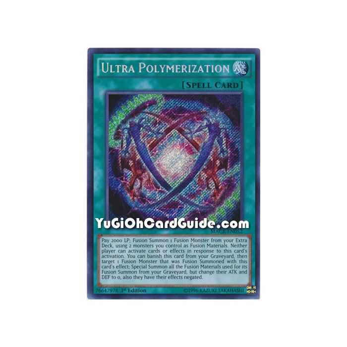 Ultra Polymerization (Secret Rare) – Maximum Crisis | Carta YUGIOH en México