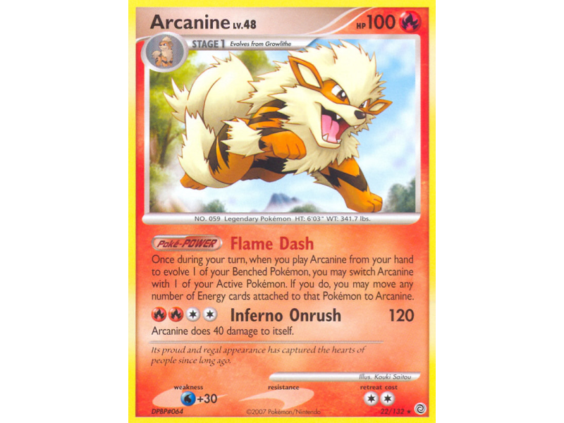 Arcanine (Reverse Holo)