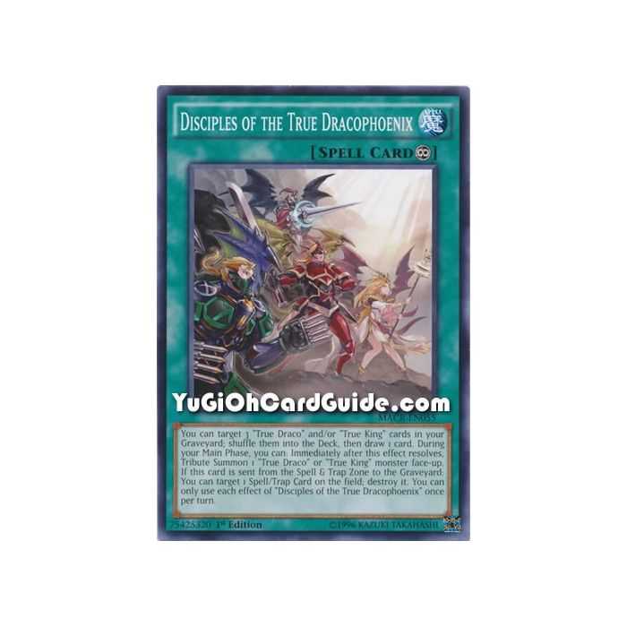 Disciples of the True Dracophoenix (Common) – Maximum Crisis | Carta YUGIOH en México