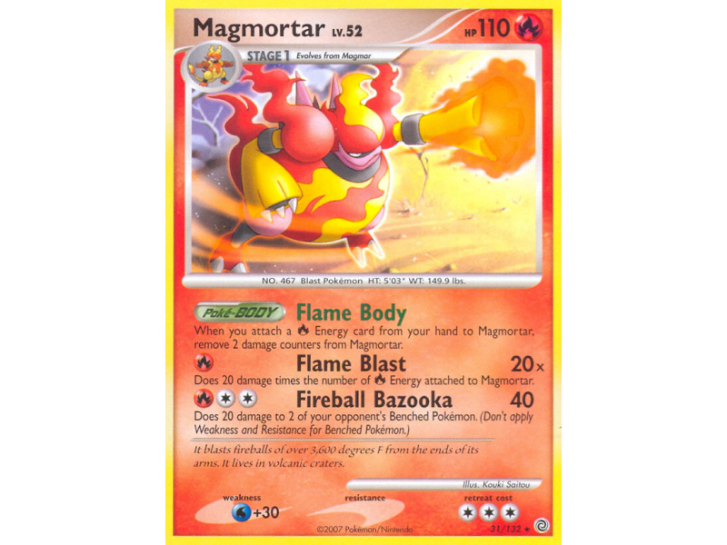 Magmortar (Reverse Holo)
