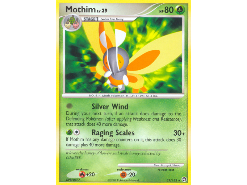 Mothim (Reverse Holo)