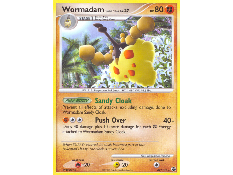 Wormadam Sandy Cloak (Reverse Holo)