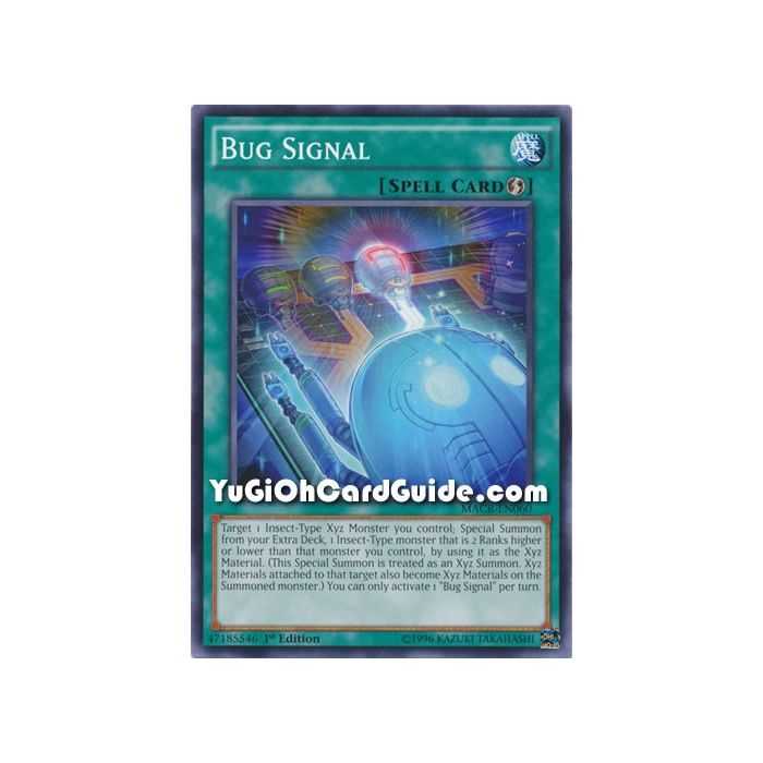 Bug Signal (Common) – Maximum Crisis | Carta YUGIOH en México