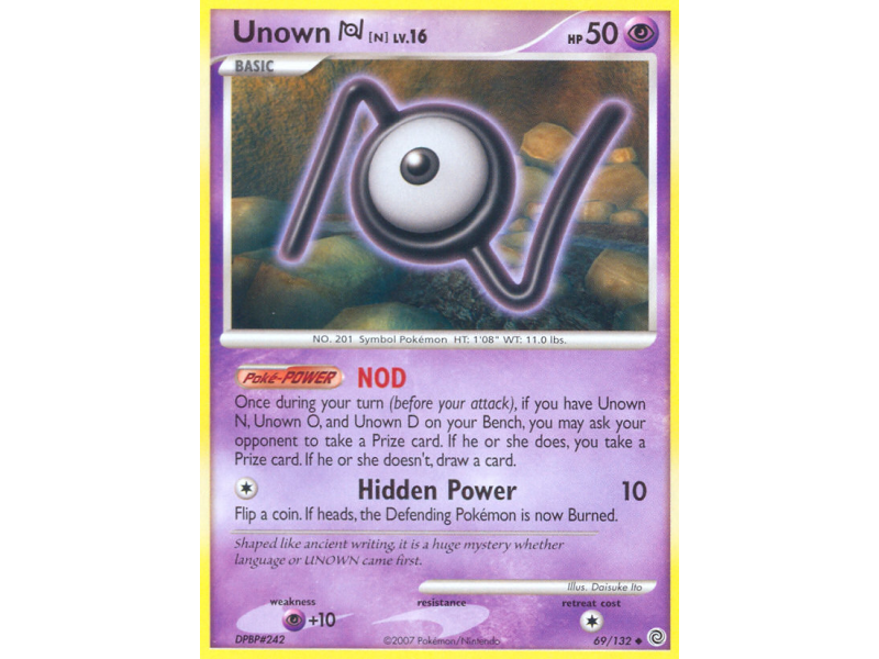 Unown [N] (Reverse Holo)