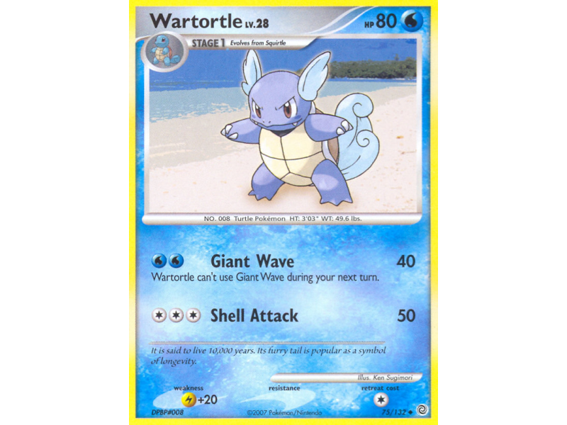 Wartortle (Reverse Holo)