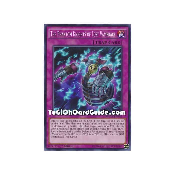 The Phantom Knights of Lost Vambrace (Common) – Maximum Crisis | Carta YUGIOH en México